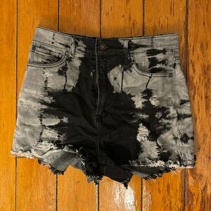 Gray and Black BBJ Los Angeles Shorts